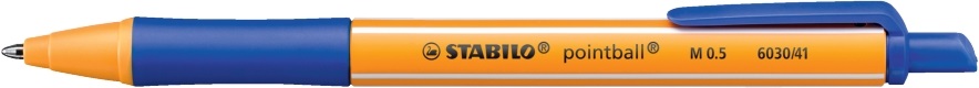 Stabilo pointball nyomógombos kék golyóstoll