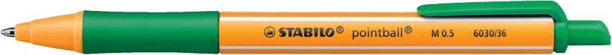Stabilo pointball nyomógombos zöld golyóstoll
