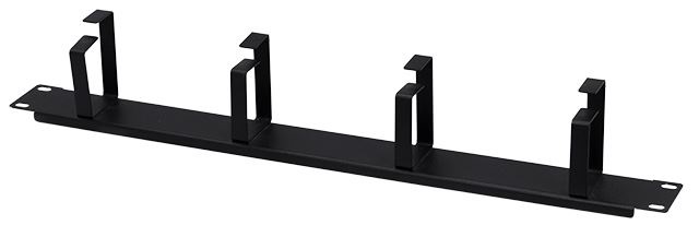 Stalflex CO19-1U-B 19" 1U fekete kábelrendező