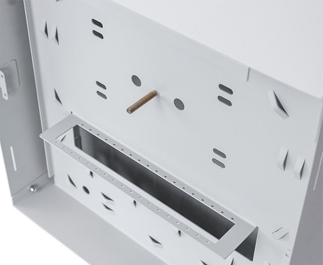 Stalflex PSN30-18D-FTTX-B fekete falra szerelhető üres optikai elosztódoboz