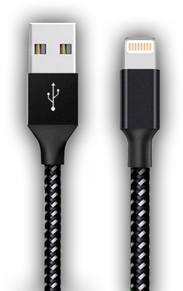 Stansson MFI 50cm USB - Lightning fonott kábel
