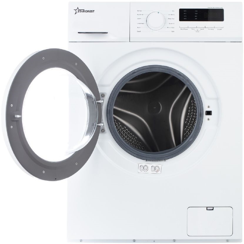 Starcrest SWM-7400WH fehér, elöltöltős, max.1400ford., 7 kg, mosógép