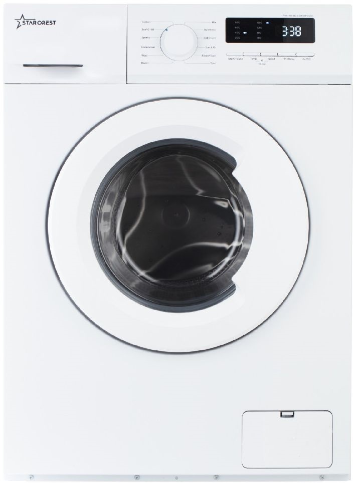 Starcrest SWM-7400WH fehér, elöltöltős, max.1400ford., 7 kg, mosógép