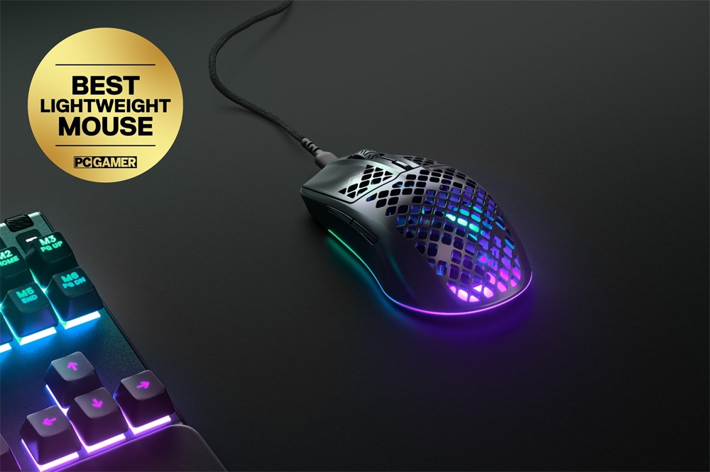 SteelSeries Aerox 3 (2022) Onyx fekete optikai gamer egér