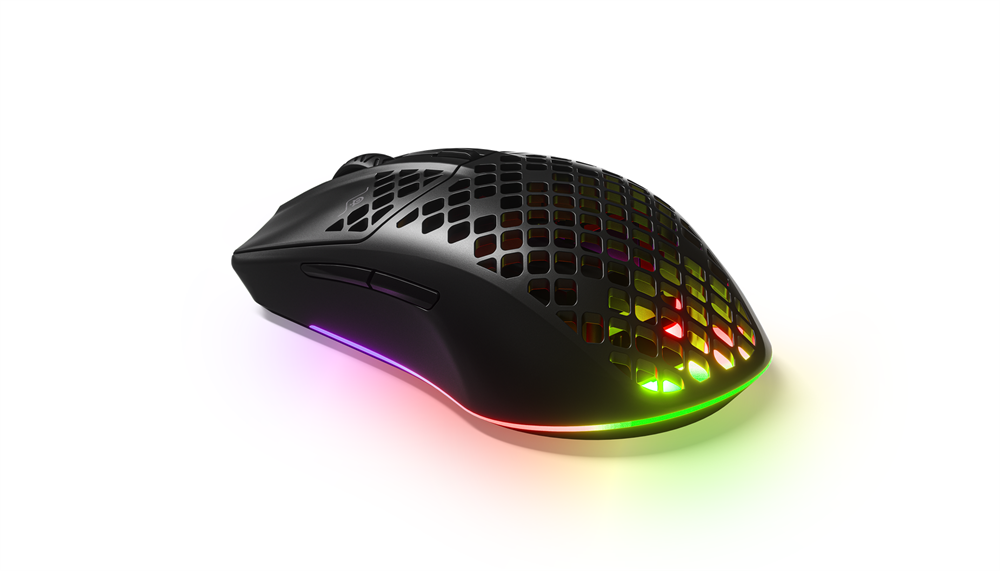 SteelSeries Aerox 3 (2022) Onyx wireless fekete optikai gamer egér