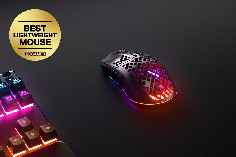 SteelSeries Aerox 3 (2022) Onyx wireless fekete optikai gamer egér