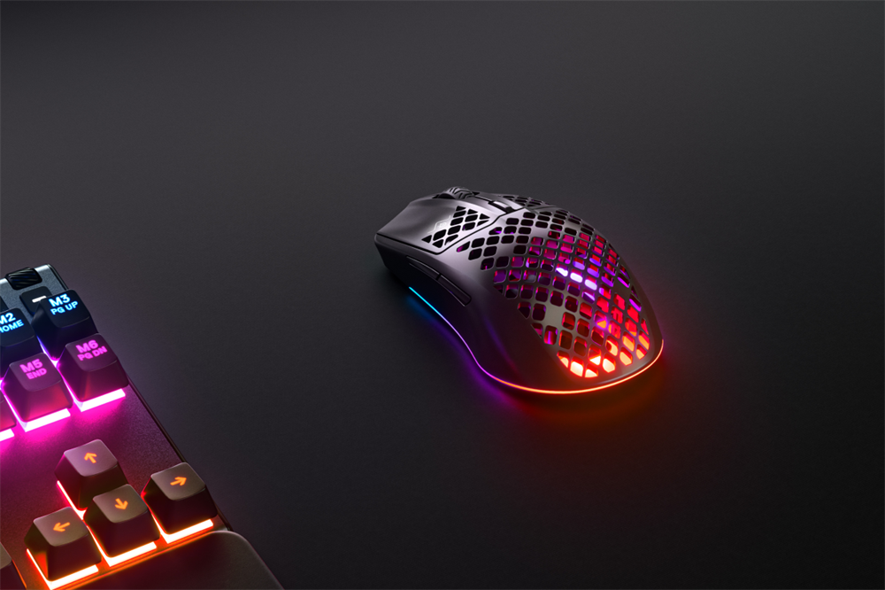 SteelSeries Aerox 3 (2022) Onyx wireless fekete optikai gamer egér