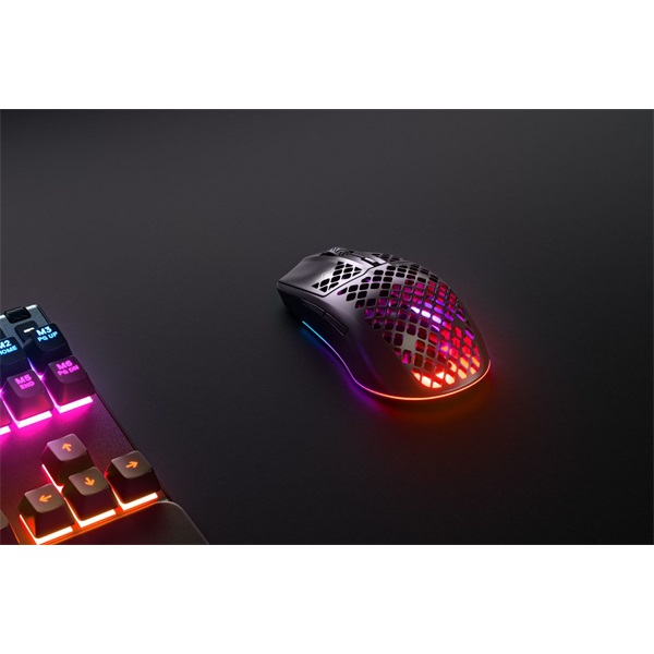 SteelSeries Aerox 3 (2022) Onyx wireless fekete optikai gamer egér (Újracsomagolt)