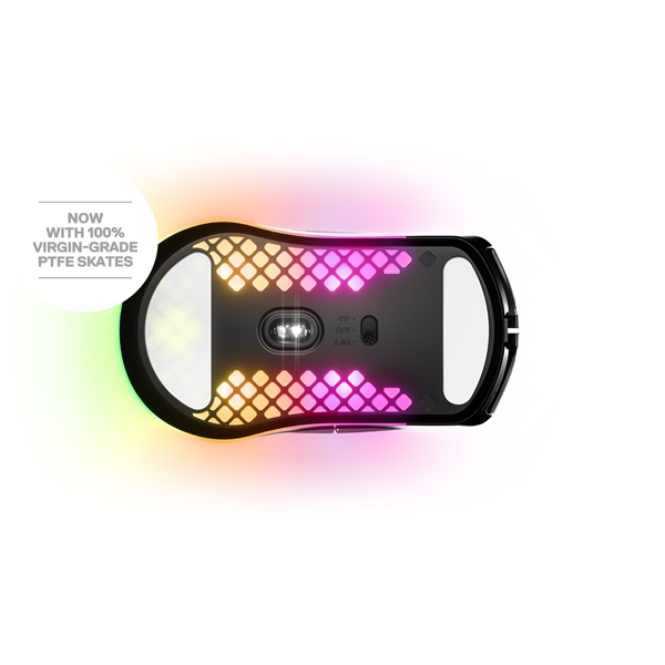 SteelSeries Aerox 3 (2022) Onyx wireless fekete optikai gamer egér (Újracsomagolt)