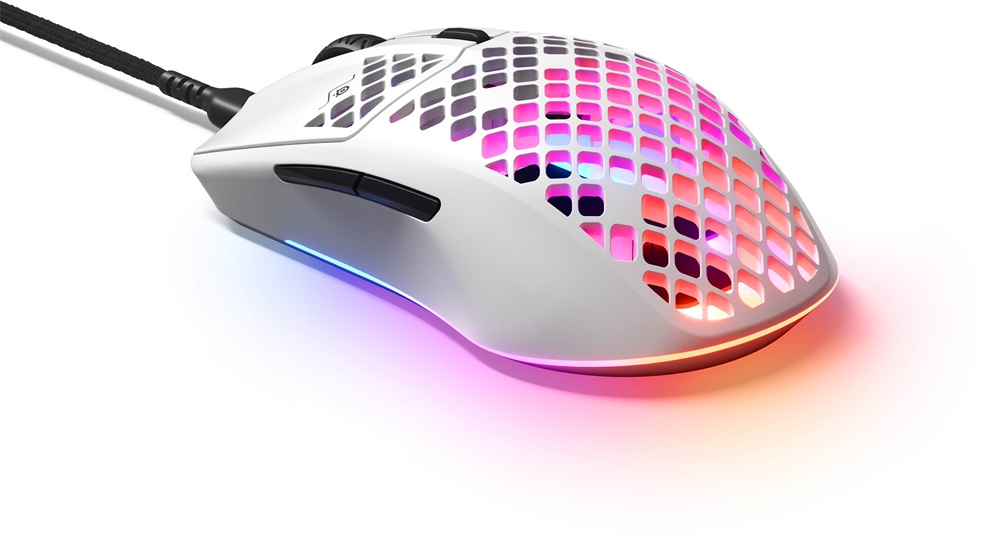 SteelSeries Aerox 3 (2022) Snow fehér optikai gamer egér