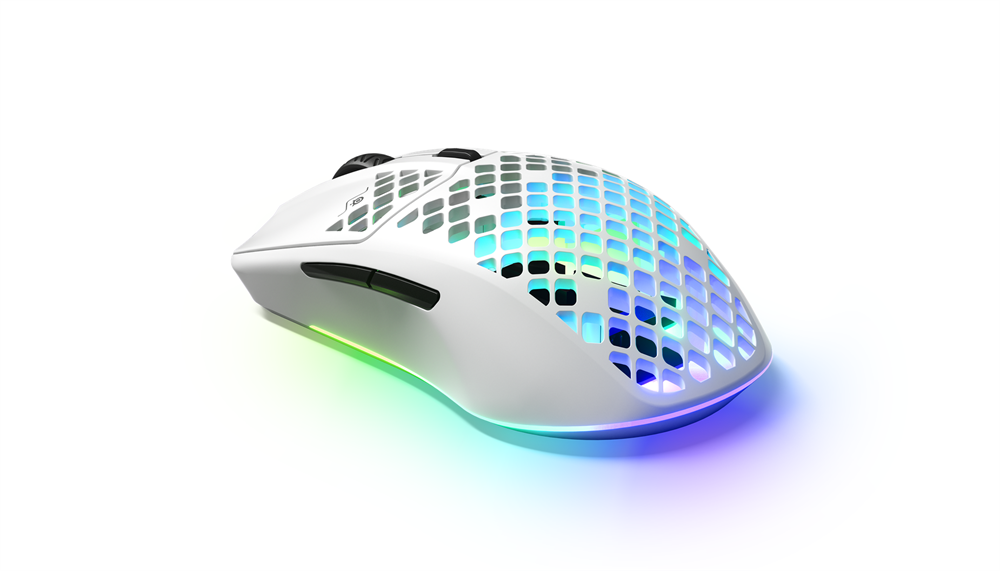 SteelSeries Aerox 3 (2022) Snow wireless fehér optikai gamer egér