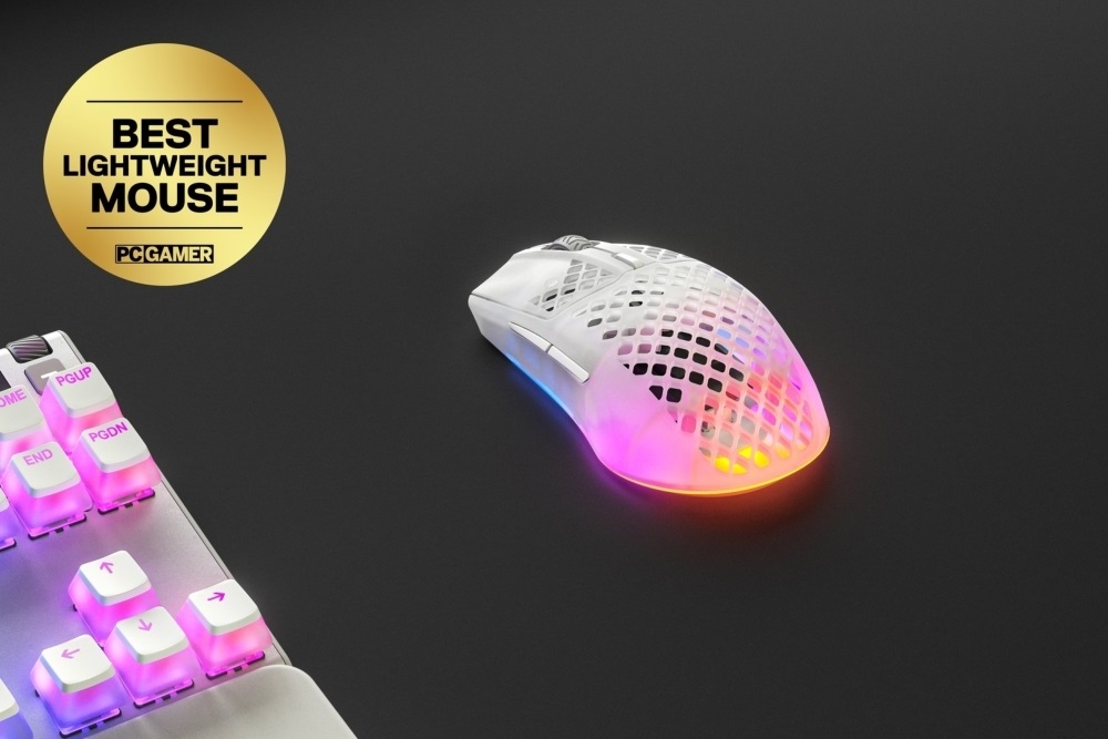 SteelSeries Aerox 3 Ghost vezeték nélküli gamer egér