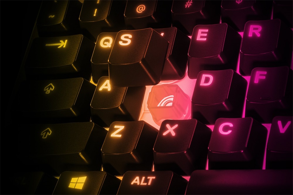 SteelSeries Apex 3 TKL UK fekete gamer billentyűzet