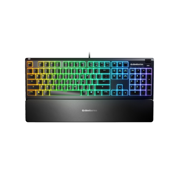 SteelSeries Apex 3 UK fekete gamer billentyűzet
