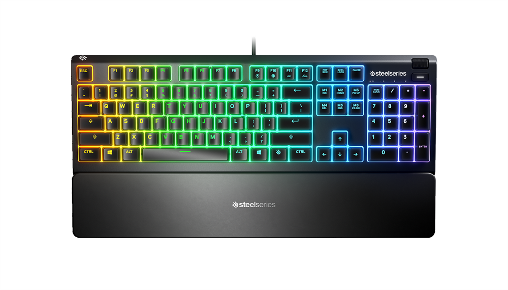 SteelSeries Apex 3 UK fekete gamer billentyűzet