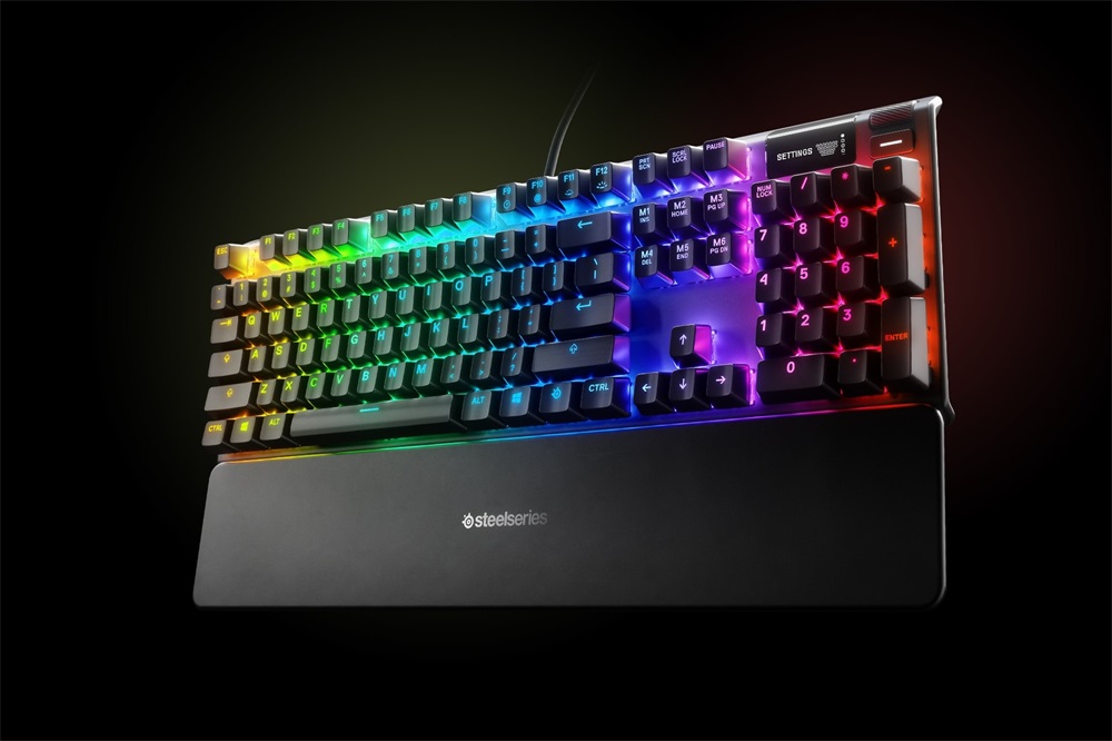 SteelSeries Apex 7 (Brown Switch) UK fekete gamer billentyűzet