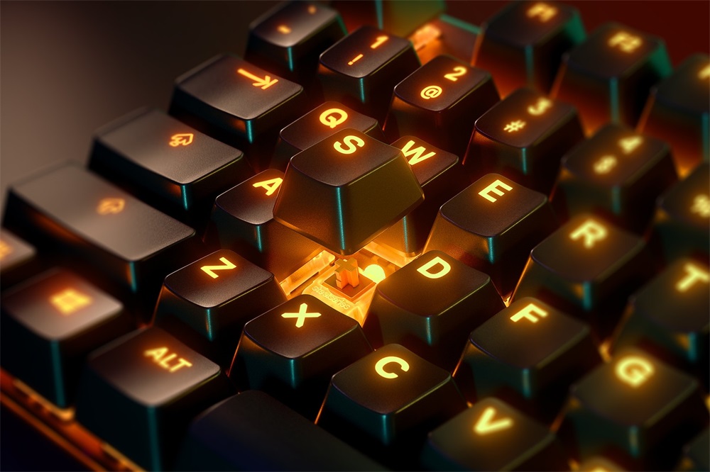 SteelSeries Apex 7 (Brown Switch) UK fekete gamer billentyűzet