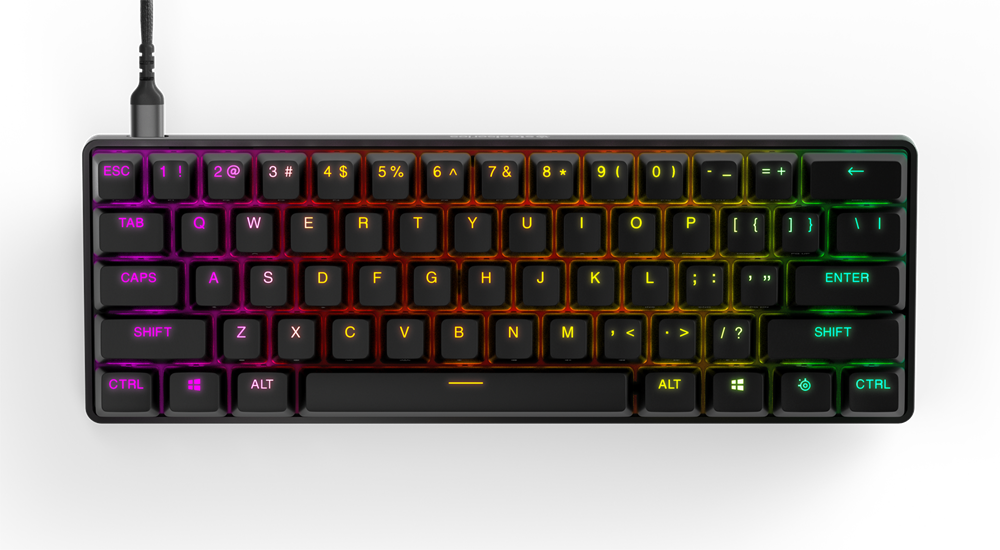 SteelSeries Apex Pro Mini UK fekete gamer billentyűzet