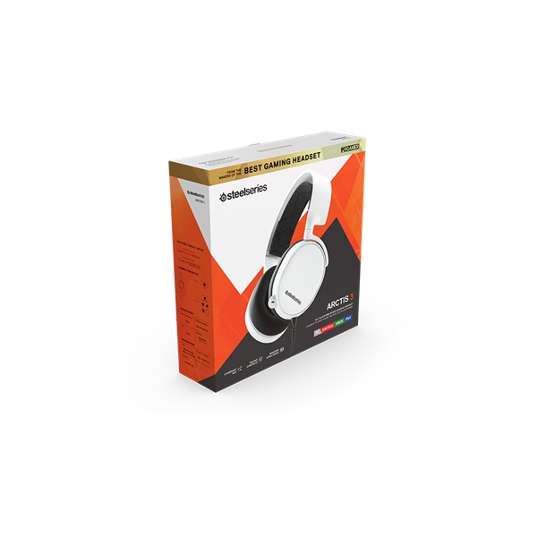 SteelSeries Arctis 3 3,5 Jack fehér gamer headset