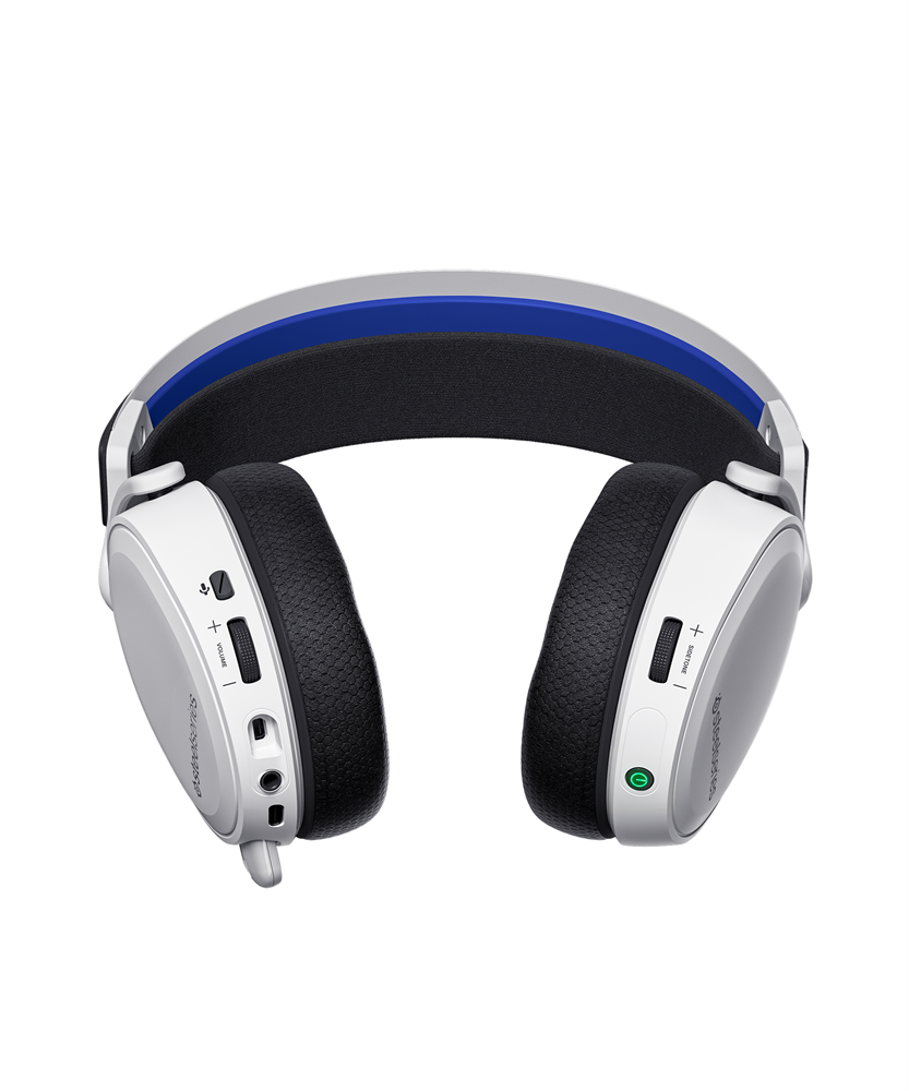 SteelSeries Arctis 7P+ PS5 fehér vezeték nélküli gamer headset