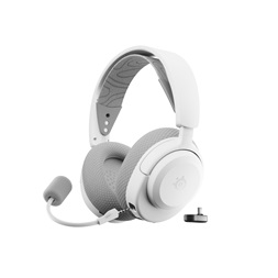 SteelSeries Arctis Nova 3P vezeték nélküli fehér gamer headset