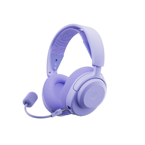 SteelSeries Arctis Nova 3P vezeték nélküli lila gamer headset