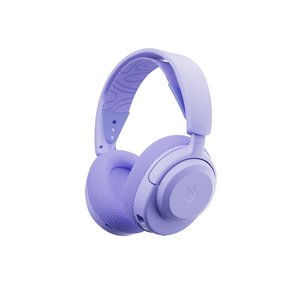 SteelSeries Arctis Nova 3P vezeték nélküli lila gamer headset