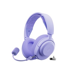 SteelSeries Arctis Nova 3P vezeték nélküli lila gamer headset