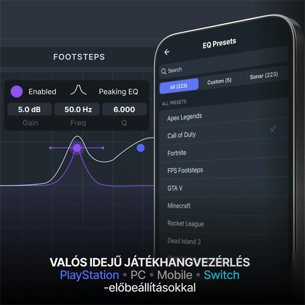 SteelSeries Arctis Nova 7P Gen 2 vezeték nélküli fekete gamer headset