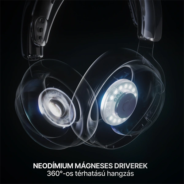 SteelSeries Arctis Nova 7X Gen 2 vezeték nélküli fehér gamer headset