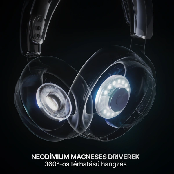 SteelSeries Arctis Nova 7X Gen 2 vezeték nélküli fekete gamer headset