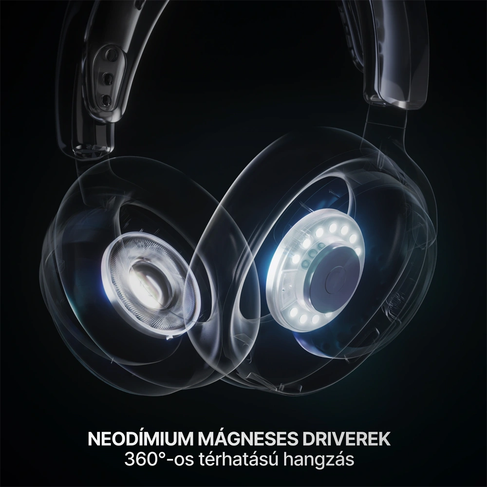 SteelSeries Arctis Nova 7 Gen 2 vezeték nélküli fehér gamer headset