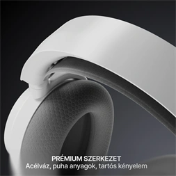 SteelSeries Arctis Nova 7 Gen 2 vezeték nélküli fehér gamer headset
