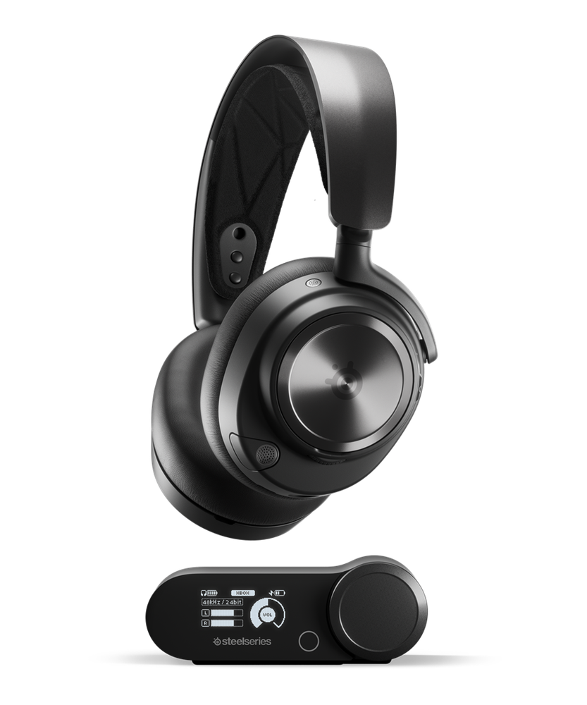 SteelSeries Arctis Nova Pro Wireless X fekete gamer headset