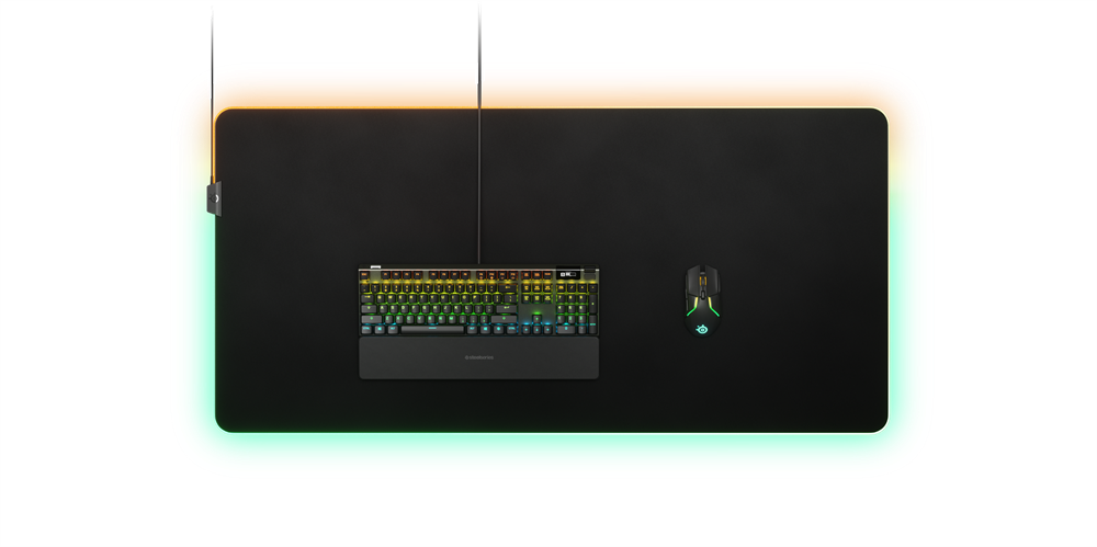 SteelSeries QCK Prism Cloth 3XL gamer egérpad