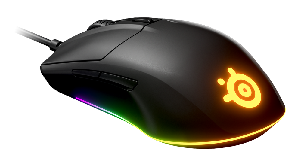 SteelSeries Rival 3 fekete optikai gamer egér