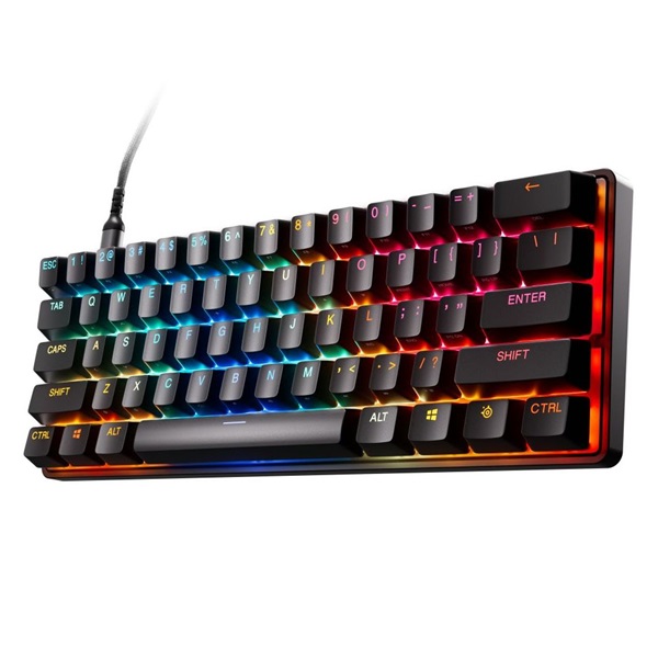 Steelseries 64914 Apex Pro Mini Gen 3 UK fekete gamer billentyűzet
