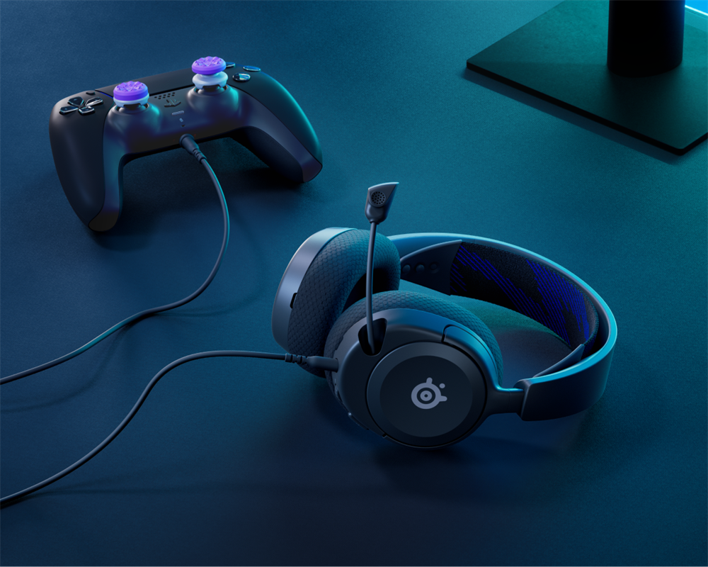 Steelseries Arctis Nova 1P fekete gamer headset