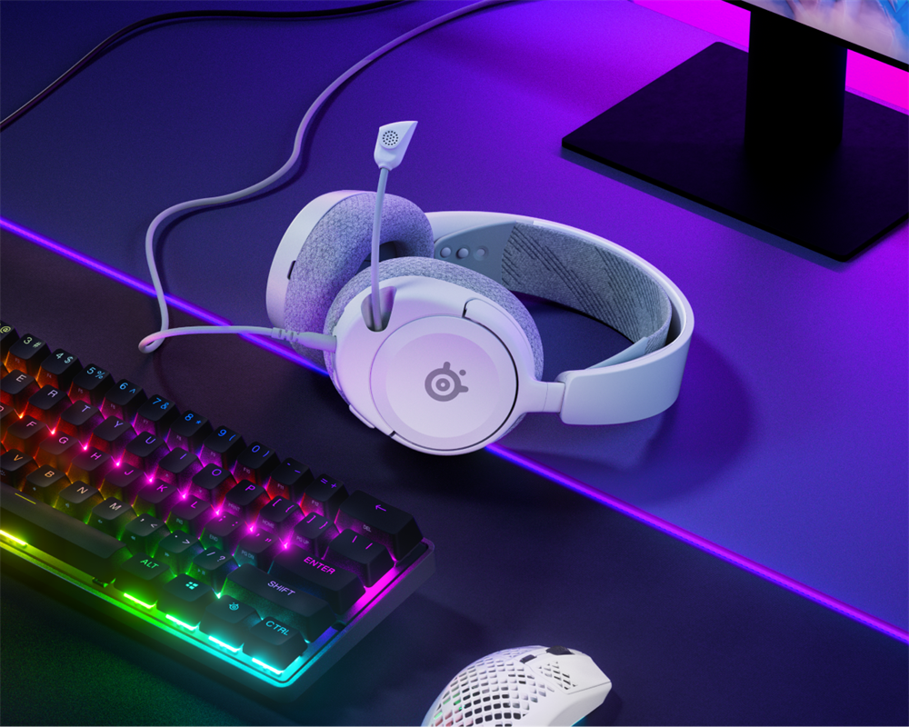 Steelseries Arctis Nova 1 fehér gamer headset
