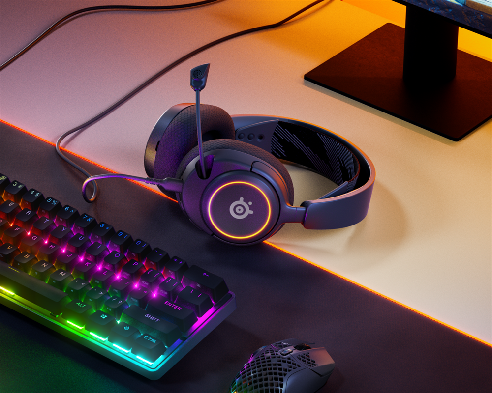 Steelseries Arctis Nova 3 fekete gamer headset