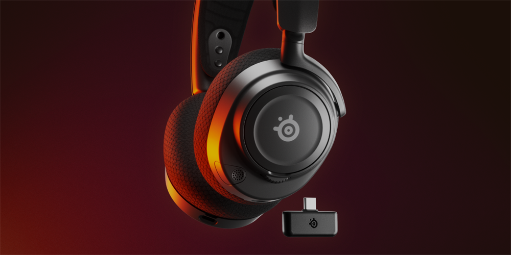 Steelseries Arctis Nova 7 vezeték nélküli fekete gamer headset