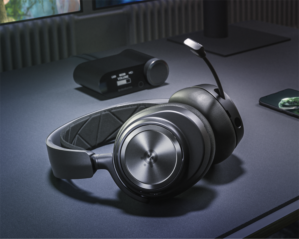 Steelseries Arctis Nova Pro vezeték nélküli fekete gamer headset