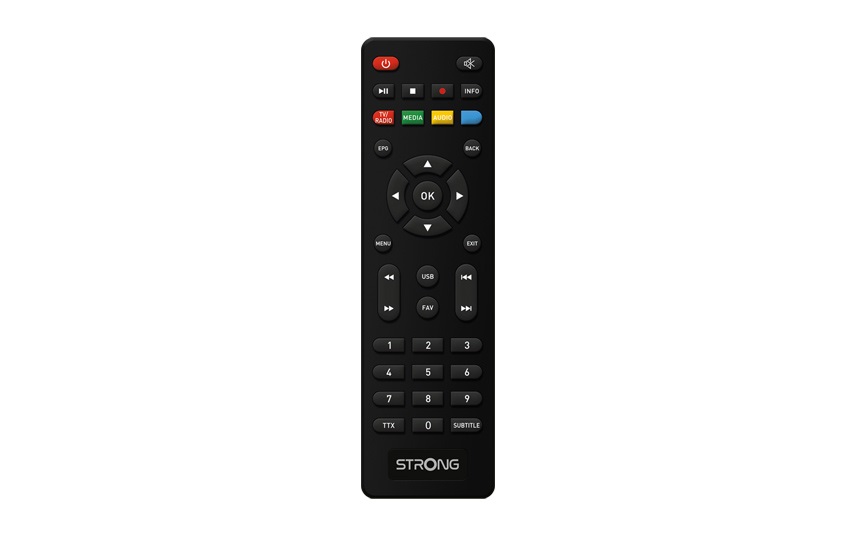 Strong SRT8119 HD DVB-T2 HEVC/H2.265 digitális földfelszíni TV-vevőkészülék
