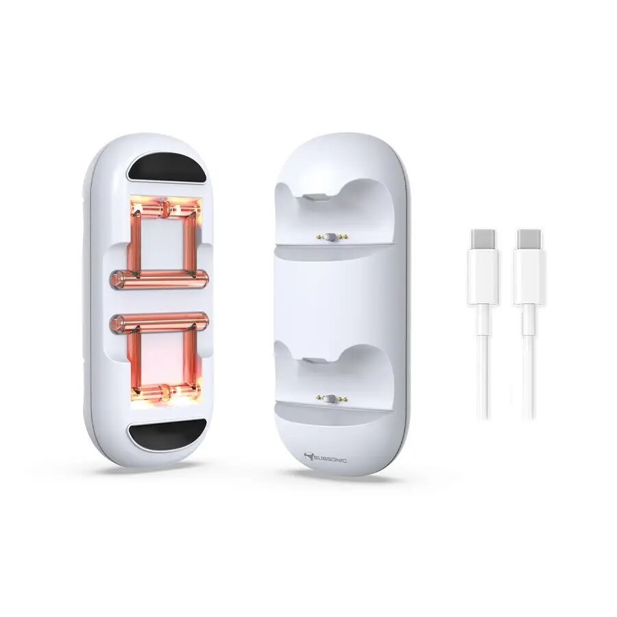 Subsonic SA5632 PS5 Duo LED fehér kontroller töltőállomás