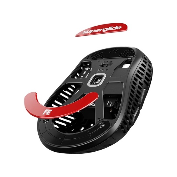 Superglide Glass Skates egértalp - Pulsar Xlite Wireless piros