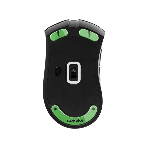 Superglide Glass Skates for Razer DeathAdder V2 Pro/V2 X HyperSpeed zöld
