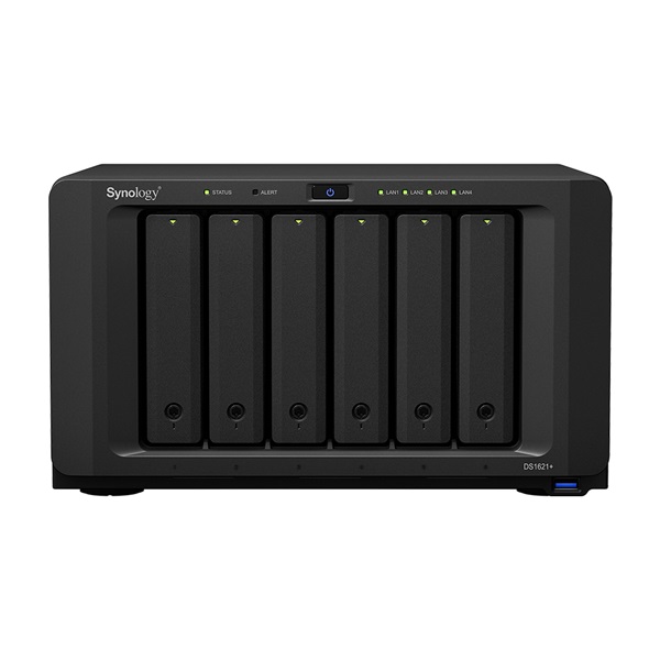 Synology DiskStation DS1621+ (4G) 6x SSD/HDD NAS + regisztrációs kártya