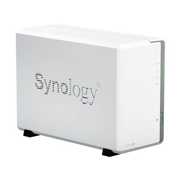 Synology DiskStation DS223j 2-lemezes 4×1,7 GHz CPU 1GB RAM NAS + regisztrációs kártya