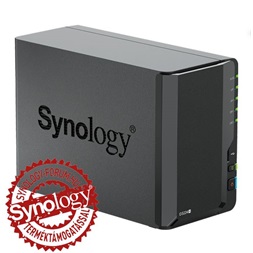 Synology DiskStation DS224+ (2GB) 2x SSD/HDD NAS + regisztrációs kártya