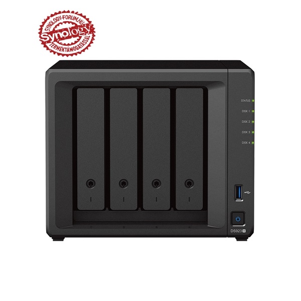 Synology DiskStation DS923+ (4G) 4x SSD/HDD NAS + regisztrációs kártya